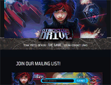 Tablet Screenshot of dimensiondrive.com